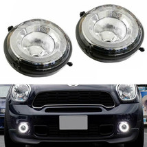 Direct Fit Front Bumper Clear LED Halo Fog Lamp Lights Gen2 MINI MK2 Coo... - $189.53