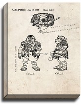 Star Wars Gamorrean Guard Patent Print Old Look on Canvas - $39.95+