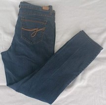 Jordache Horsehead Logo Pocket Denim Jeans Sz 16 Straight 34x28 Mid Rise... - £14.23 GBP