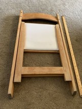 Vintage Snyder Folding Wooden Chair,  U.S.A. Made 35&quot; Tall 17 &quot; Wide - $54.45