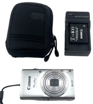 Canon PowerShot ELPH 135 16MP Digital Camera Silver 8x Zoom Bundle Tested MINT - £211.50 GBP