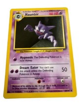 Haunter Pokémon TCG 29/102 Uncommon Base Set LP - £2.79 GBP