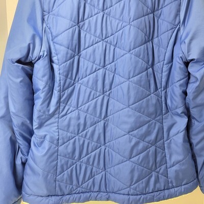 The North Face Women’s Size Large Blue Puffer Jacket - Green Sherpa Insulated Item image 11