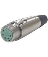 A5F Switchcraft 5-pin female xlr cable mount plug, nickel finish - €19,29 EUR