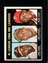 1967 Topps #242 Hank AARON/ROBERTO CLEMENTE/DICK Allen Vg+ Nl Rbi *X99017 - £21.08 GBP
