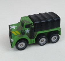 Vintage Micro Machines Military Ground Vehicle Cargo Truck Green 1987 Galoob - £6.94 GBP