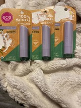 Lot Of 3 EOS Chamomile 100% Natural Organic Shea Lip Balm Stick - £12.75 GBP