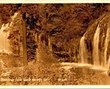 Sepia RPPC Mossbrae Falls Shasta Springs California CA UNP 1920s SSSS Po... - £15.53 GBP
