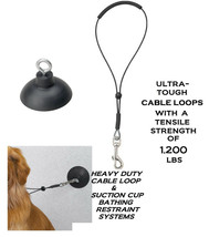 Top Performance Dog Grooming Bath Restraint Suction Cup,Eye Bolt Hook &amp; 19&quot; Loop - £18.86 GBP