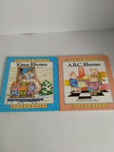 Set of 2 Mother Goose Board Books - Kitten Rhymes and ABC Rhymes - £10.08 GBP