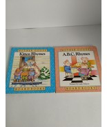 Set of 2 Mother Goose Board Books - Kitten Rhymes and ABC Rhymes - £10.12 GBP