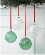 Holiday Lane Birds &amp; Boughs Shatterproof Ornaments, Set of 4 C21044 - £13.80 GBP