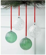 Holiday Lane Birds &amp; Boughs Shatterproof Ornaments, Set of 4 C21044 - £13.70 GBP