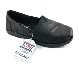 Bobs from Skechers 113352 Black Memory Foam Casual Flat Shoe - £47.95 GBP