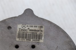 Mercedes Electric Radiator Cooling Fan Motor & Module Relay A2205000193 image 6