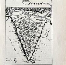 1932 India Interpretive Map Print Van Loon Geography Bengal Arabian Sea Art - $38.79 CAD