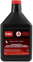 Toro 38916A Universal Premium 4-Cycle SAE 30 Lawn Mower Oil 18 oz. - $23.67 CAD
