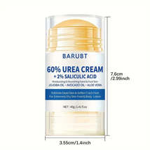 Barubt Foot Cream with 60% Urea and 2% Salicylic Acid - Hypoallergenic, ... - $8.00