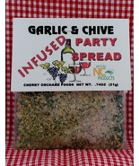 Garlic &amp; Chive Infused Party Spread (2 mixes) spreads, cheese balls, win... - £10.45 GBP