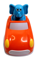 Little Tikes Push &#39;n Go Toy Race Car 991332-C48L1 Elephant Driver Orange Blue - £7.48 GBP