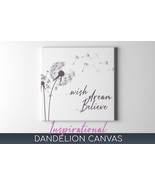 Dandelion Canvas Wall Art, Wall Art canvas Dandelion, Dandelion Wall Decor - €48,05 EUR
