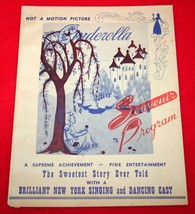 Vintage 1948 Cinderella Chicago Opera House Souvenir Program Hill Bermont - £39.46 GBP