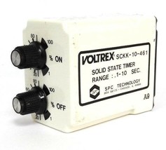 SPC TECHNOLOGY VOLTREX SCKK-10-461 SOLID STATE TIMER .1-10 SEC. SCKK10461 - $28.95