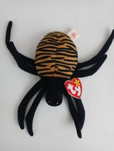 1996 Ty Beanie Babies Spinner The Spider With Tags 5&quot; Plush - £4.54 GBP