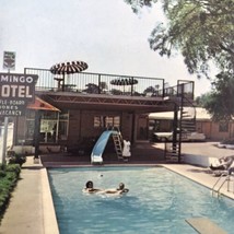 Flamingo Motel West Beach Biloxi Mississippi Postcard Vintage - £7.94 GBP