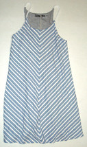 New Womens NWT PrAna S Blue White Seacoast Dress Organic Tank Rope Straps  - £109.90 GBP