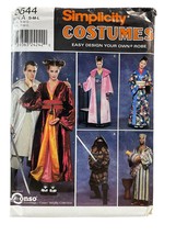 Simplicity Sewing Pattern 0644 8944 Costume Unisex Robe Pants S-L - £13.90 GBP