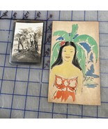 Vintage Photograph 40s 50s Dutch East Indies &amp; Xmas Card - $13.49