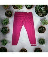 Soft Surroundings Leggings Womens 3X Superslim Solid Ankle Slim Fuchsia ... - $38.27 CAD