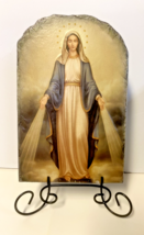 Our Lady of Grace 8.75" Arched Tile Plaque,  New #AB-219 **LAST ONE** - $39.99