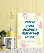 Colorful Nursery Decor, Neutral Nursery Decor, encourage Print - £1.59 GBP