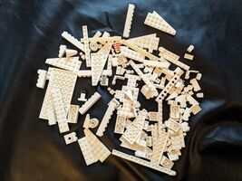 Lego Lot De 150 + Vintage Classique Blanc Tuiles Lisse Plat Long Imprimé - $1,158.20 MXN