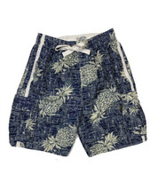 Palmwave Mens Size M (30 X 9.5) Blue Pineapple Elastic Waist Swim Trunks... - £8.70 GBP