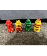 LEGO DUPLO Primo Primary Colors Stacking Building Blocks lot frog bee la... - £15.60 GBP