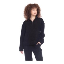 Honeydew Intimates Black Comfort Queen Quarter Zip Pullover Size Medium New - £23.48 GBP