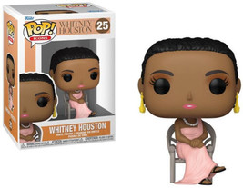 Whitney Houston Sitting Debut Rock Music Vinyl Pop! Figure Toy #25 FUNKO NEW NIB - $14.27