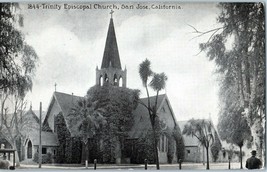 1844 Trinity Epsicopal Church San Jose California Vintage Postcard - £10.61 GBP