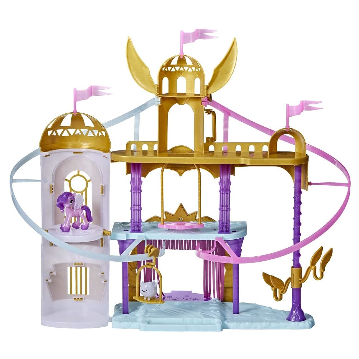 my little pony: a new generation movie royal racing ziplines - 22-inch castle pl