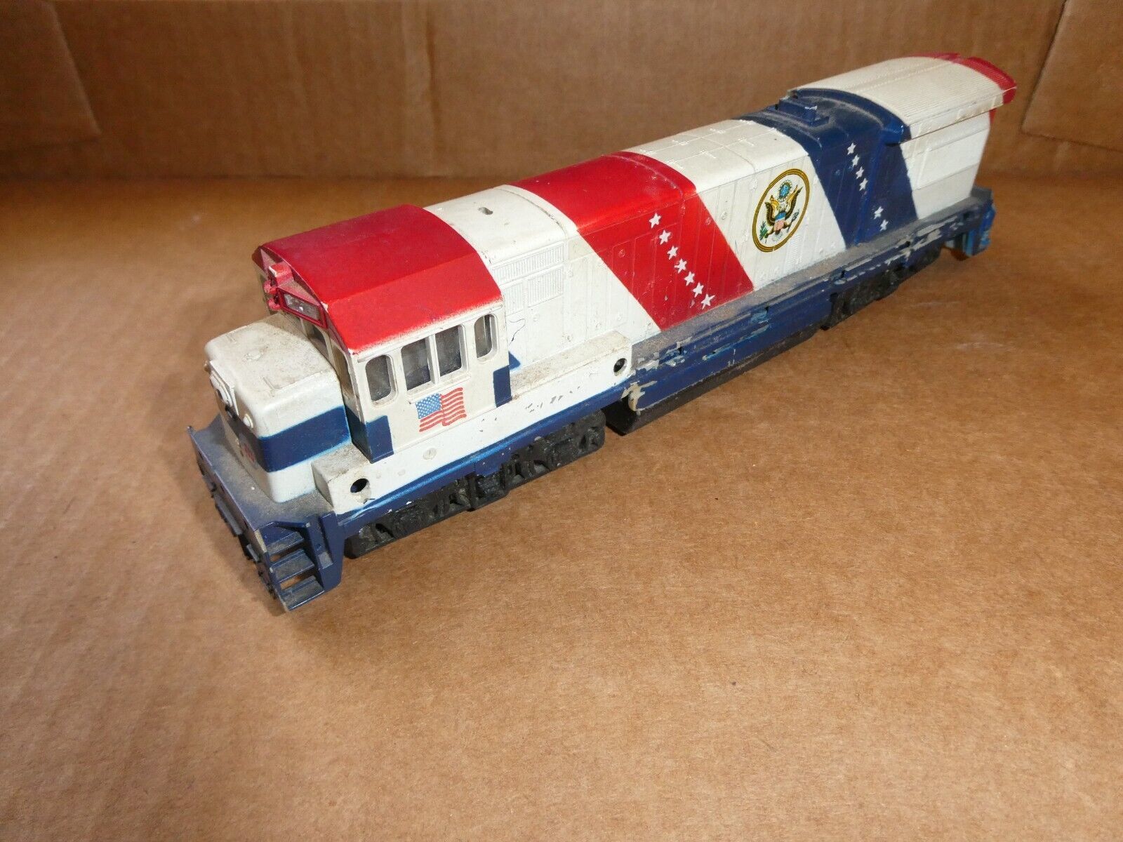Vintage HO Scale Worn Bachmann 1775 Spirit of US Diesel Locomotive TLC - $23.76
