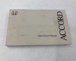 2002 Honda Accord Owners Manual Handbook OEM B02B05043 - $31.49