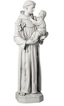 St Saint Anthony Christian Catholic Statue Sculpture 25" - $177.21