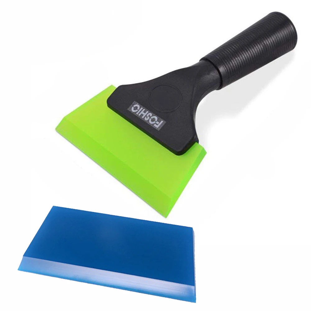 FOSHIO Rubber Blade Handle Scraper Car Wash Tool Wrap Vinyl Glass Tinting - £14.34 GBP+