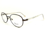 Konishi Eyeglasses Frames KF8427 C1 ANTIQUE BROWN Ivory Marble Oval 51-2... - £36.76 GBP
