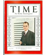 MAGAZINE TIME  Roswell Magill JANUARY 31 1938 - $366.92 MXN