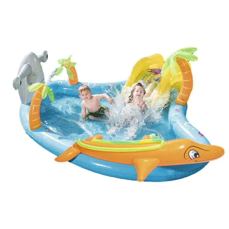 Large Ocean Inflatable Swimming Pool Play Center Pool For Kids Courtyard Baby - £229.99 GBP