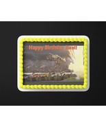 Custom Monster Jam Edible Birthday Cake Topper/ Peel like a sticker - $13.52 CAD